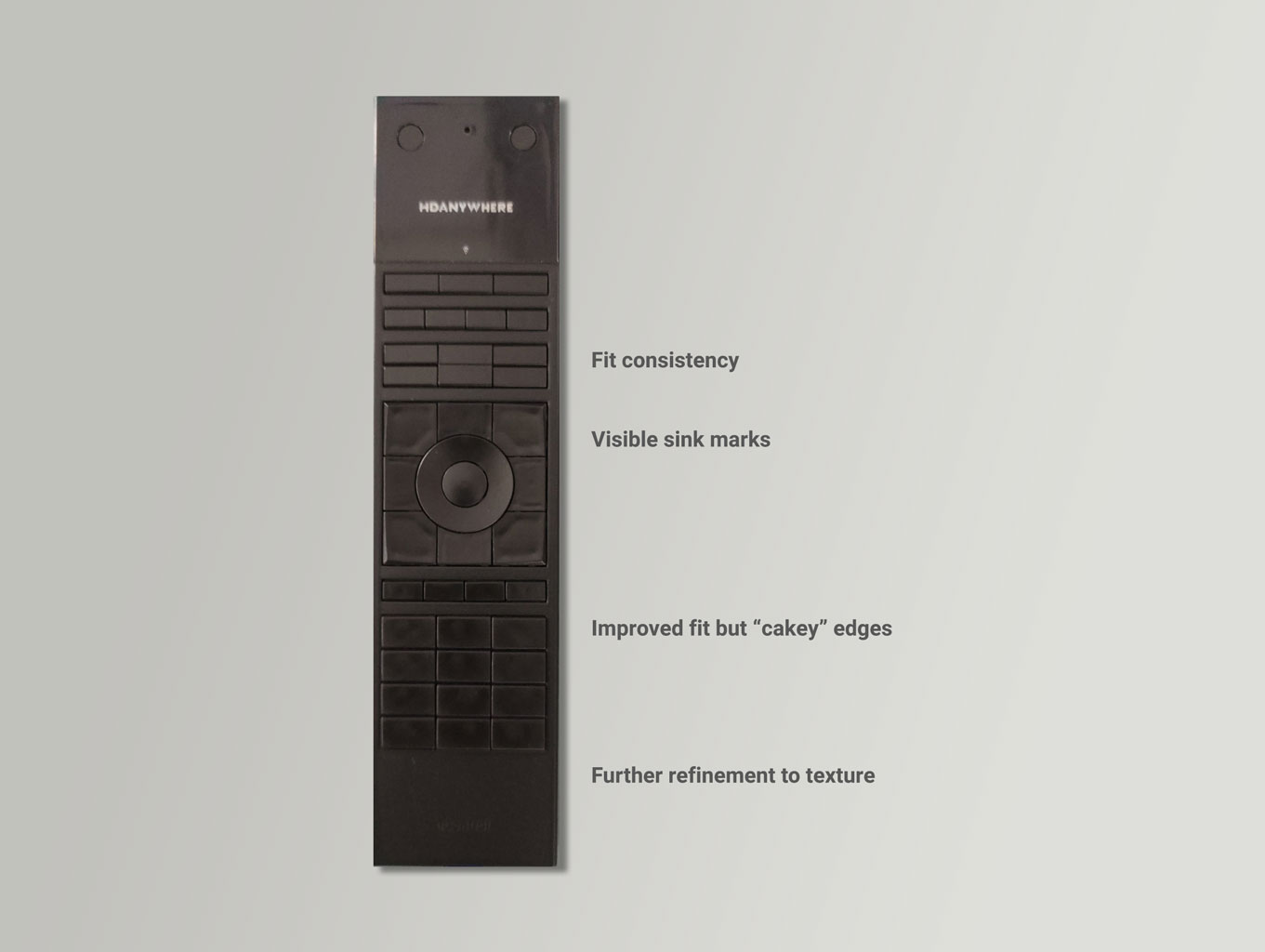 Issues with the uControl Remote after mould changes